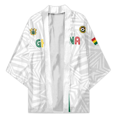 Custom Football 2026 Ghana Kimono Black Stars Go Glory