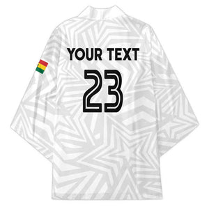 Custom Football 2026 Ghana Kimono Black Stars Go Glory