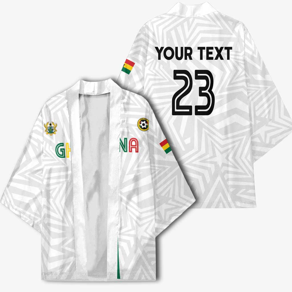 Custom Football 2026 Ghana Kimono Black Stars Go Glory