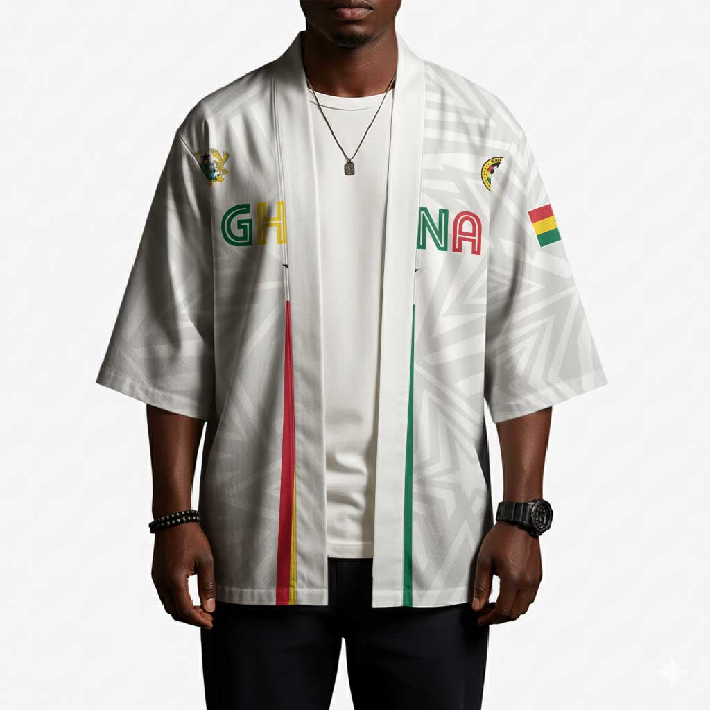 Custom Football 2026 Ghana Kimono Black Stars Go Glory