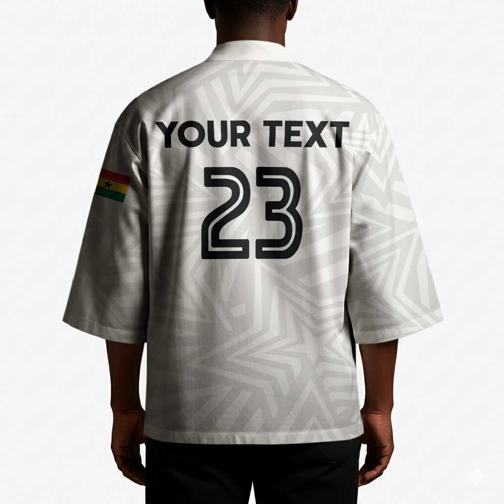 Custom Football 2026 Ghana Kimono Black Stars Go Glory