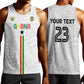 Custom Football 2026 Ghana Men Tank Top Black Stars Go Glory