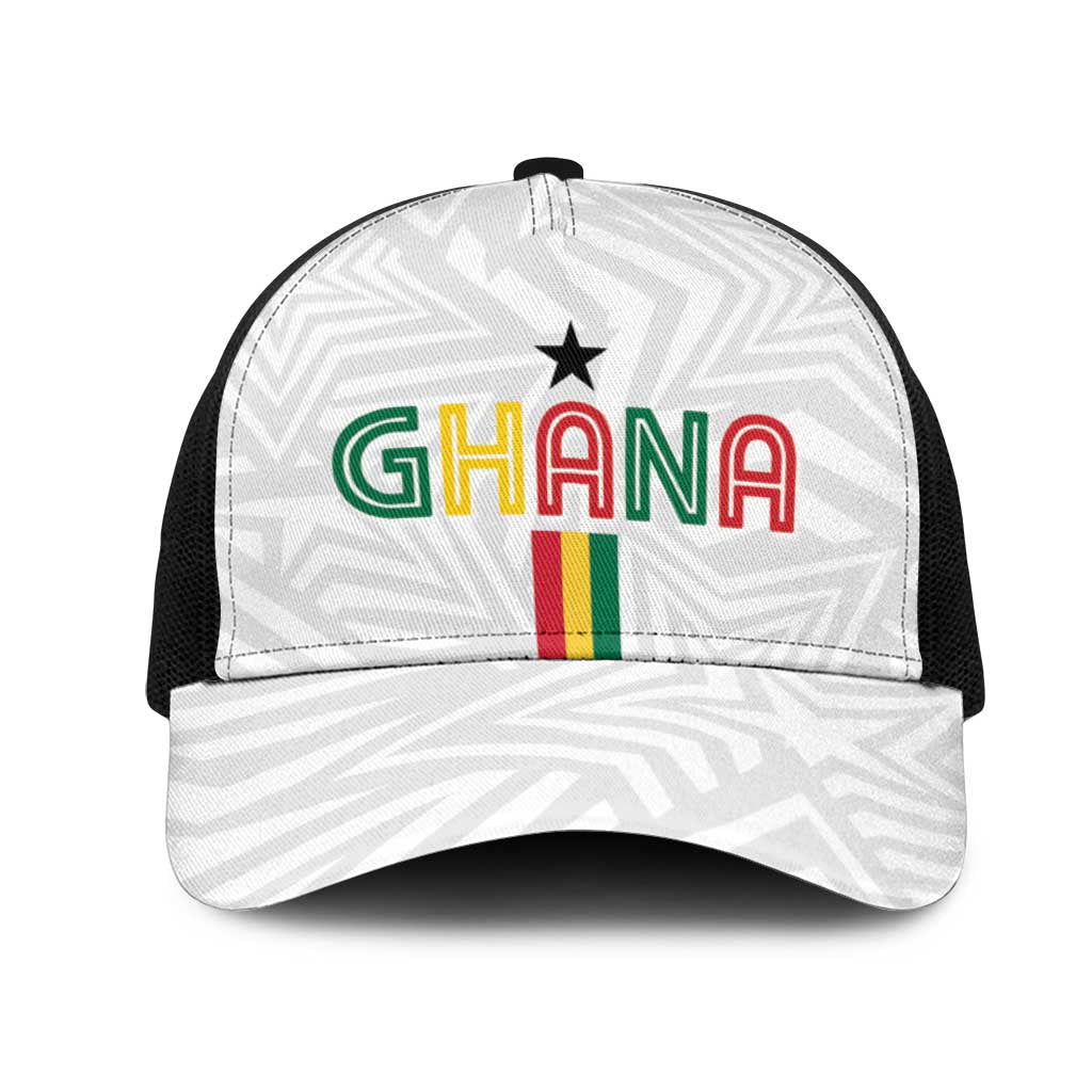 Football 2026 Ghana Mesh Trucker Cap Black Stars Go Glory
