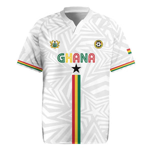 Custom Football 2026 Ghana Rugby Jersey Black Stars Go Glory