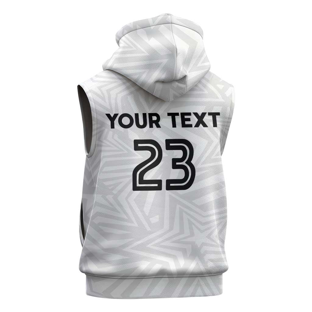 Custom Football 2026 Ghana Sleeveless Hoodie Black Stars Go Glory