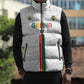 Custom Football 2026 Ghana Sleeveless Puffer Jacket Black Stars Go Glory