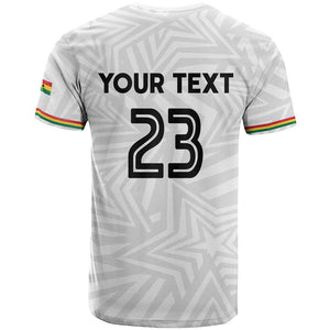 Custom Football 2026 Ghana T shirt Black Stars Go Glory