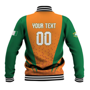 Custom Ivory Coast 2026 World Football Baseball Jacket Elephants Go Champions