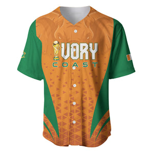 Custom Ivory Coast 2026 World Football Baseball Jersey Elephants Go Champions