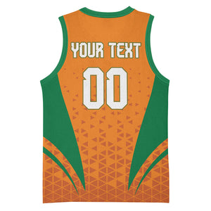 Custom Ivory Coast 2026 World Football Basketball Jersey Elephants Go Champions