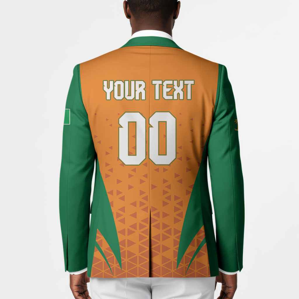 Custom Ivory Coast 2026 World Football Blazer Elephants Go Champions