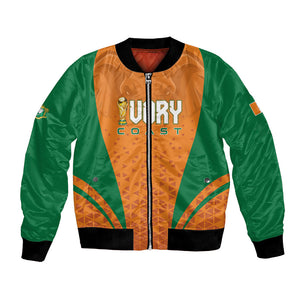 Custom Ivory Coast 2026 World Football Bomber Jacket Elephants Go Champions