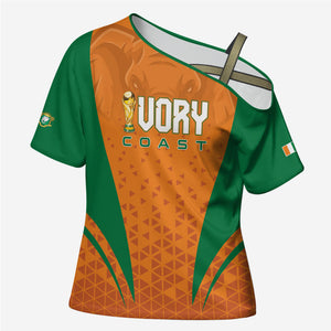 Custom Ivory Coast 2026 World Football Cross Shoulder Shirt Elephants Go Champions