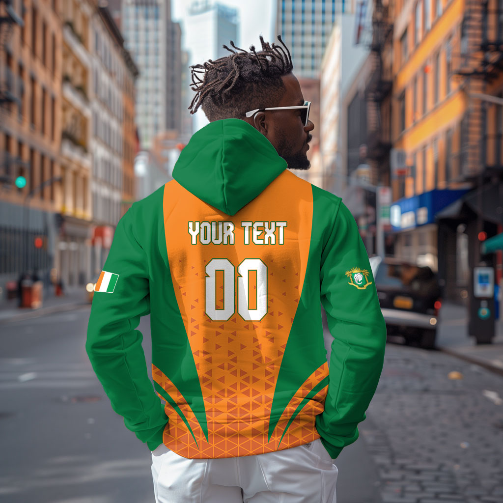 Custom Ivory Coast 2026 World Football Hoodie Elephants Go Champions