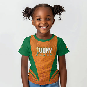 Custom Ivory Coast 2026 World Football Kid T shirt Elephants Go Champions