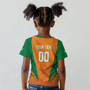 Custom Ivory Coast 2026 World Football Kid T shirt Elephants Go Champions