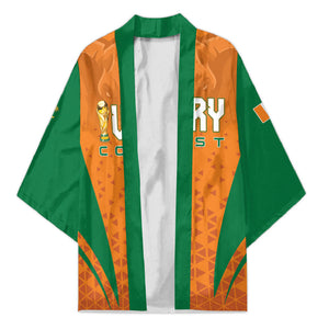 Custom Ivory Coast 2026 World Football Kimono Elephants Go Champions