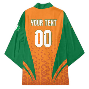 Custom Ivory Coast 2026 World Football Kimono Elephants Go Champions