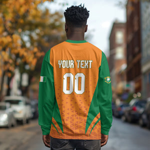 Custom Ivory Coast 2026 World Football Long Sleeve Shirt Elephants Go Champions