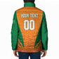 Custom Ivory Coast 2026 World Football Padded Jacket Elephants Go Champions