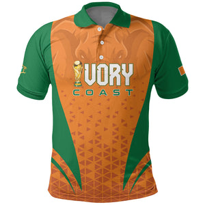 Custom Ivory Coast 2026 World Football Polo Shirt Elephants Go Champions