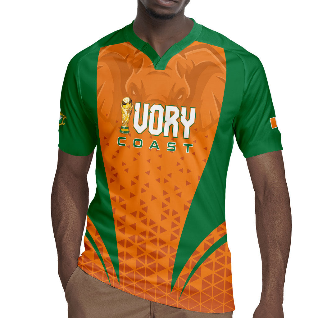 Custom Ivory Coast 2026 World Football Rugby Jersey Elephants Go Champions