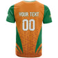 Custom Ivory Coast 2026 World Football T shirt Elephants Go Champions
