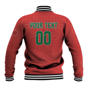 Custom Morocco 2026 World Football Baseball Jacket Atlas Lions Go Champions