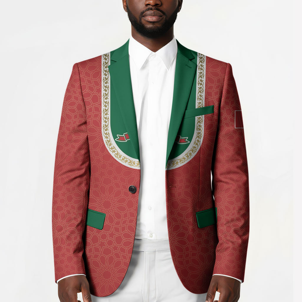 Custom Morocco 2026 World Football Blazer Atlas Lions Go Champions