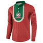 Custom Morocco 2026 World Football Button Sweatshirt Atlas Lions Go Champions