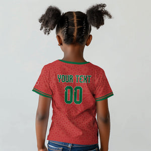 Custom Morocco 2026 World Football Kid T shirt Atlas Lions Go Champions