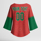 Custom Morocco 2026 World Football Kimono Sleeve Blouse Atlas Lions Go Champions