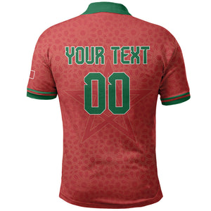Custom Morocco 2026 World Football Polo Shirt Atlas Lions Go Champions