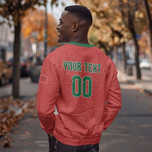 Custom Morocco 2026 World Football Sweatshirt Atlas Lions Go Champions