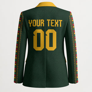 Custom Senegal 2026 World Football Blazer Lions of Teranga Go Champions