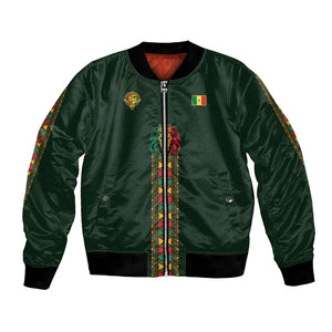 Custom Senegal 2026 World Football Bomber Jacket Lions of Teranga Go Champions