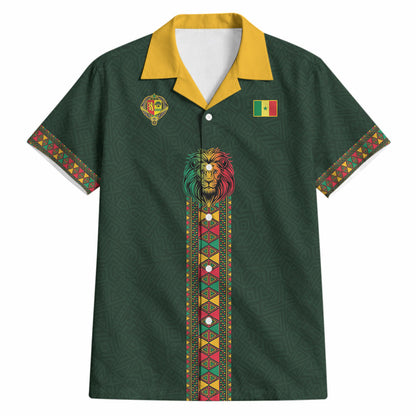 Custom Senegal 2026 World Football Hawaiian Shirt Lions of Teranga Go Champions