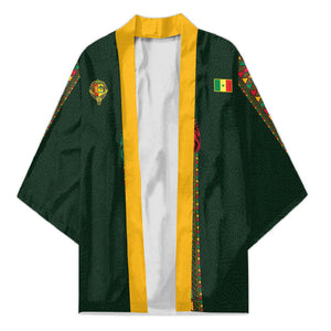 Custom Senegal 2026 World Football Kimono Lions of Teranga Go Champions