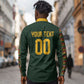 Custom Senegal 2026 World Football Long Sleeve Button Shirt Lions of Teranga Go Champions