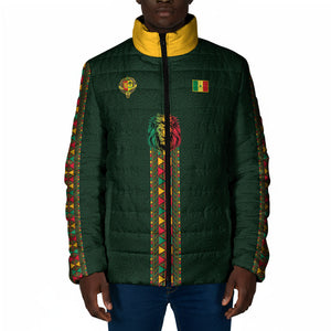 Custom Senegal 2026 World Football Padded Jacket Lions of Teranga Go Champions