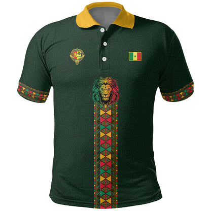 Custom Senegal 2026 World Football Polo Shirt Lions of Teranga Go Champions