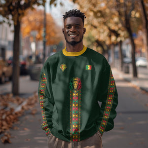 Custom Senegal 2026 World Football Sweatshirt Lions of Teranga Go Champions