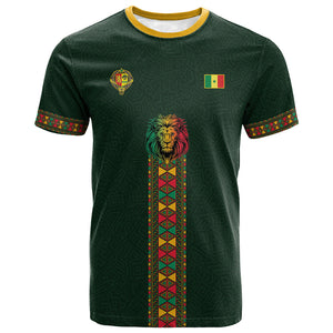 Custom Senegal 2026 World Football T shirt Lions of Teranga Go Champions