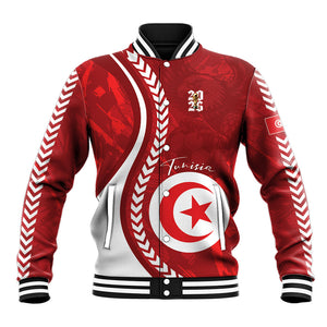Custom Tunisia 2026 World Football Baseball Jacket Eagles of Carthage Go Champions