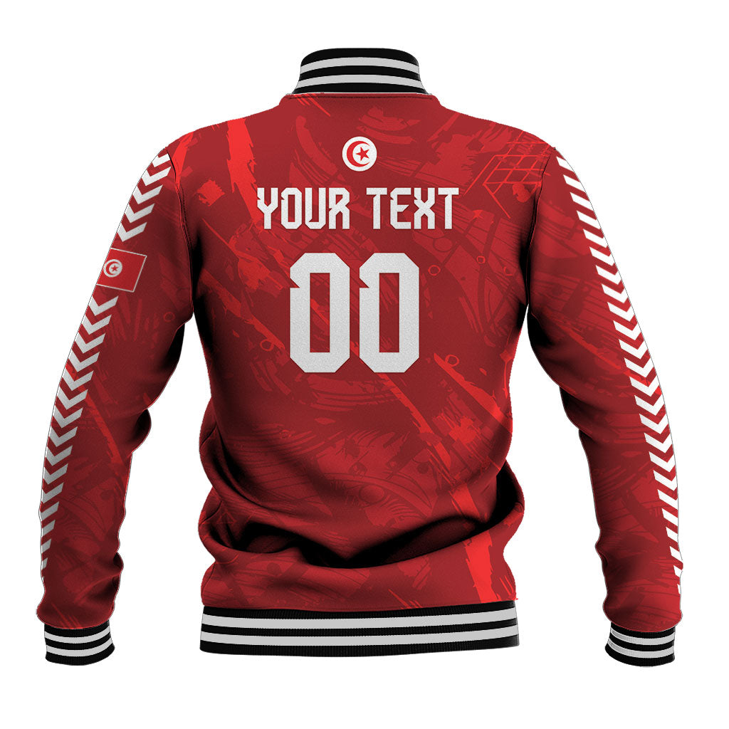 Custom Tunisia 2026 World Football Baseball Jacket Eagles of Carthage Go Champions