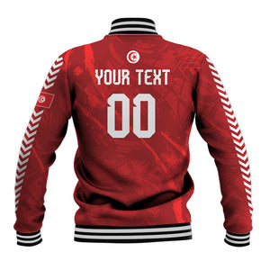 Custom Tunisia 2026 World Football Baseball Jacket Eagles of Carthage Go Champions