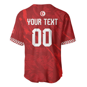 Custom Tunisia 2026 World Football Baseball Jersey Eagles of Carthage Go Champions
