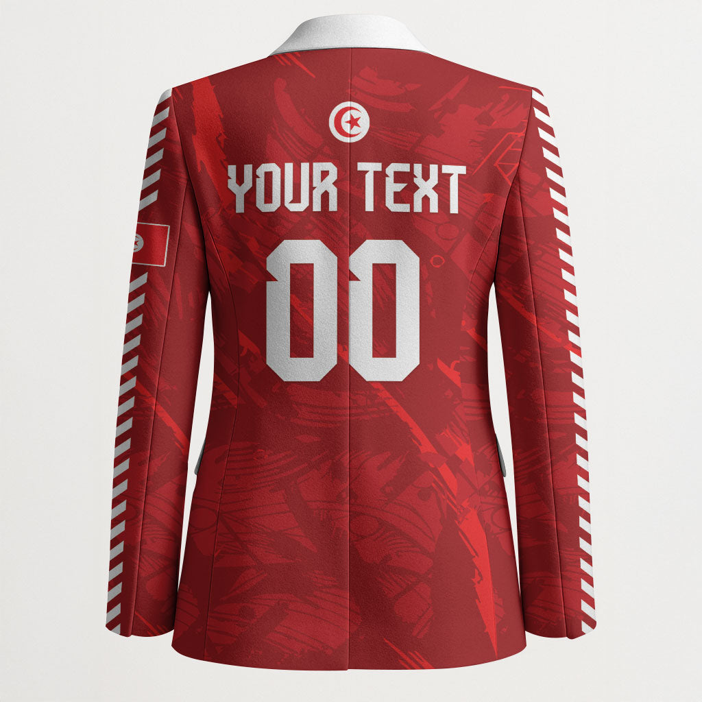Custom Tunisia 2026 World Football Blazer Eagles of Carthage Go Champions