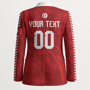 Custom Tunisia 2026 World Football Blazer Eagles of Carthage Go Champions
