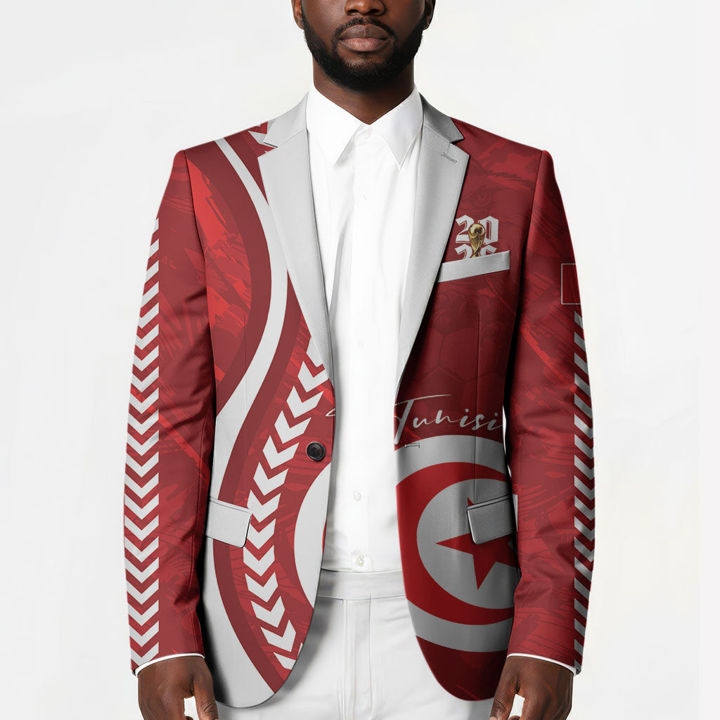 Custom Tunisia 2026 World Football Blazer Eagles of Carthage Go Champions
